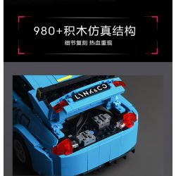 UBTECH JRKL214 non  LỄ KỶ NIỆM GIẢI VÔ ĐỊCH LYNK & CO 03TCR bộ đồ chơi xếp lắp ráp ghép mô hình  LYNK&CO 03 TCR Kỹ Thuật Công Nghệ Cao Mô Hình Phương Tiện 980 khối