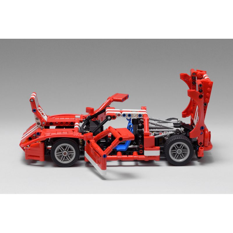 REBRICKABLE MOC-42772 42772 MOC42772 non  FORD GT 1:16 tỷ lệ 1:16 bộ đồ chơi xếp lắp ráp ghép mô hình  2005 FORD GT Kỹ Thuật Công Nghệ Cao Mô Hình Phương Tiện 852 khối