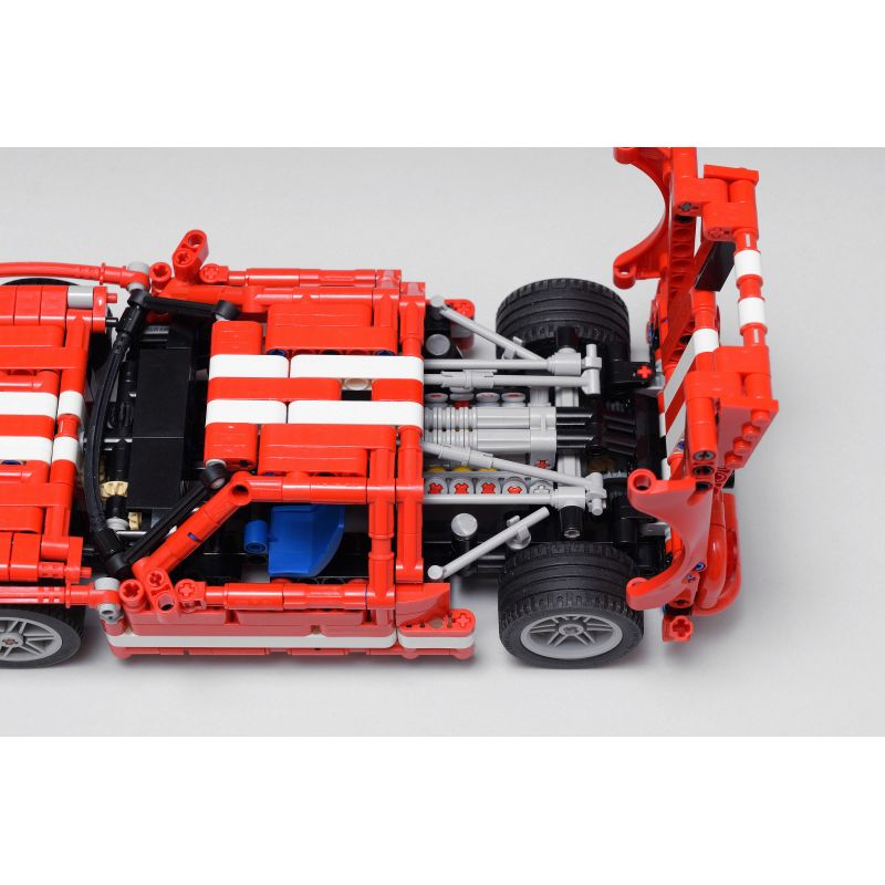 REBRICKABLE MOC-42772 42772 MOC42772 non  FORD GT 1:16 tỷ lệ 1:16 bộ đồ chơi xếp lắp ráp ghép mô hình  2005 FORD GT Kỹ Thuật Công Nghệ Cao Mô Hình Phương Tiện 852 khối