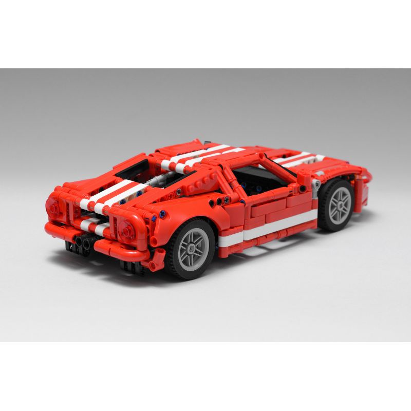 REBRICKABLE MOC-42772 42772 MOC42772 non  FORD GT 1:16 tỷ lệ 1:16 bộ đồ chơi xếp lắp ráp ghép mô hình  2005 FORD GT Kỹ Thuật Công Nghệ Cao Mô Hình Phương Tiện 852 khối