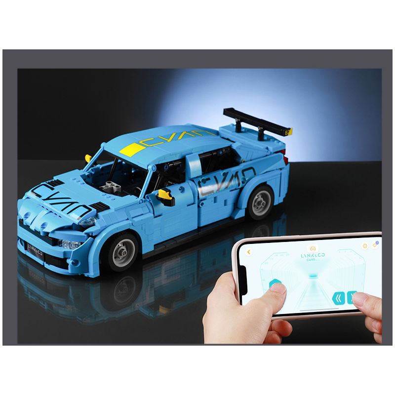 UBTECH JRKL214 non  LỄ KỶ NIỆM GIẢI VÔ ĐỊCH LYNK & CO 03TCR bộ đồ chơi xếp lắp ráp ghép mô hình  LYNK&CO 03 TCR Kỹ Thuật Công Nghệ Cao Mô Hình Phương Tiện 980 khối