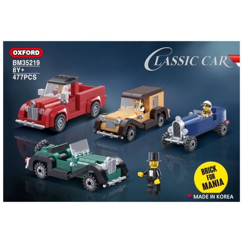 OXFORD BM35219 35219 non Lego XE CỔ ĐIỂN bộ đồ chơi xếp lắp ráp ghép mô hình City CLASSIC CAR Thành Phố 477 khối
