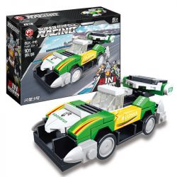 BRUCO BLK-016 non  XE ĐƯA ĐÓN MECH TRANSFORM AUTOBOT bộ đồ chơi xếp lắp ráp ghép mô hình Speed Champions Racing Cars Đua Xe Công Thức 810 khối