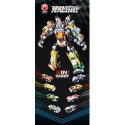 BRUCO BLK-016 non  XE ĐƯA ĐÓN MECH TRANSFORM AUTOBOT bộ đồ chơi xếp lắp ráp ghép mô hình Speed Champions Racing Cars Đua Xe Công Thức 810 khối