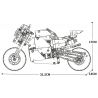 TA GAOLE T5006 5006 T5008 5008 non  XE CÔNG THỨC 1 8 tỷ lệ 1:8 bộ đồ chơi xếp lắp ráp ghép mô hình FORMULA ONE 1698 khối
