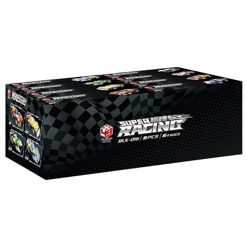 BRUCO BLK-016 non  XE ĐƯA ĐÓN MECH TRANSFORM AUTOBOT bộ đồ chơi xếp lắp ráp ghép mô hình Speed Champions Racing Cars Đua Xe Công Thức 810 khối