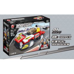 BRUCO BLK-016 non  XE ĐƯA ĐÓN MECH TRANSFORM AUTOBOT bộ đồ chơi xếp lắp ráp ghép mô hình Speed Champions Racing Cars Đua Xe Công Thức 810 khối