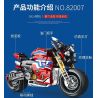 TA GAOLE T5006 5006 T5008 5008 non  XE CÔNG THỨC 1 8 tỷ lệ 1:8 bộ đồ chơi xếp lắp ráp ghép mô hình FORMULA ONE 1698 khối