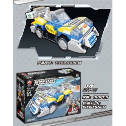 BRUCO BLK-016 non  XE ĐƯA ĐÓN MECH TRANSFORM AUTOBOT bộ đồ chơi xếp lắp ráp ghép mô hình Speed Champions Racing Cars Đua Xe Công Thức 810 khối