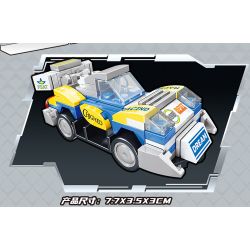 BRUCO BLK-016 non  XE ĐƯA ĐÓN MECH TRANSFORM AUTOBOT bộ đồ chơi xếp lắp ráp ghép mô hình Speed Champions Racing Cars Đua Xe Công Thức 810 khối