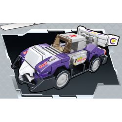 BRUCO BLK-016 non  XE ĐƯA ĐÓN MECH TRANSFORM AUTOBOT bộ đồ chơi xếp lắp ráp ghép mô hình Speed Champions Racing Cars Đua Xe Công Thức 810 khối