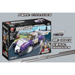 BRUCO BLK-016 non  XE ĐƯA ĐÓN MECH TRANSFORM AUTOBOT bộ đồ chơi xếp lắp ráp ghép mô hình Speed Champions Racing Cars Đua Xe Công Thức 810 khối
