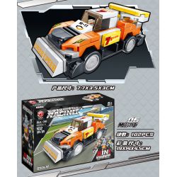 BRUCO BLK-016 non  XE ĐƯA ĐÓN MECH TRANSFORM AUTOBOT bộ đồ chơi xếp lắp ráp ghép mô hình Speed Champions Racing Cars Đua Xe Công Thức 810 khối