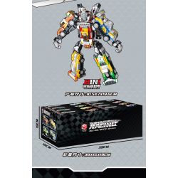 BRUCO BLK-016 non  XE ĐƯA ĐÓN MECH TRANSFORM AUTOBOT bộ đồ chơi xếp lắp ráp ghép mô hình Speed Champions Racing Cars Đua Xe Công Thức 810 khối