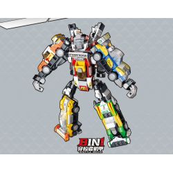 BRUCO BLK-016 non  XE ĐƯA ĐÓN MECH TRANSFORM AUTOBOT bộ đồ chơi xếp lắp ráp ghép mô hình Speed Champions Racing Cars Đua Xe Công Thức 810 khối