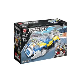 BRUCO BLK-016 non  XE ĐƯA ĐÓN MECH TRANSFORM AUTOBOT bộ đồ chơi xếp lắp ráp ghép mô hình Speed Champions Racing Cars Đua Xe Công Thức 810 khối