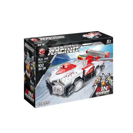 BRUCO BLK-016 non  XE ĐƯA ĐÓN MECH TRANSFORM AUTOBOT bộ đồ chơi xếp lắp ráp ghép mô hình Speed Champions Racing Cars Đua Xe Công Thức 810 khối