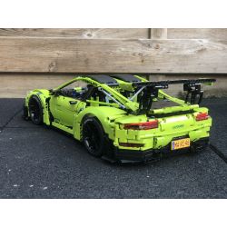 REBRICKABLE MOC-59398 59398 MOC59398 non  PORSCHE 911 GT2RS tỷ lệ 1:8 bộ đồ chơi xếp lắp ráp ghép mô hình 2883 khối