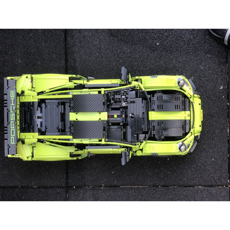 REBRICKABLE MOC-59398 59398 MOC59398 non  PORSCHE 911 GT2RS tỷ lệ 1:8 bộ đồ chơi xếp lắp ráp ghép mô hình 2883 khối