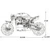 TA GAOLE T5007 5007 T5009 5009 non  XE CÔNG THỨC 1 8 tỷ lệ 1:8 bộ đồ chơi xếp lắp ráp ghép mô hình FORMULA ONE 1682 khối