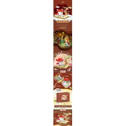 WELEMAGINATION 2131 non  NHÀ NẤM LẠ bộ đồ chơi xếp lắp ráp ghép mô hình FAIRY TALE STORY 638 khối