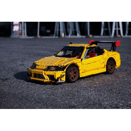 REBRICKABLE MOC-61988 61988 MOC61988 MOC-78234 78234 MOC78234 non  NISSAN SILVIA S15 bộ đồ chơi xếp lắp ráp ghép mô hình 1:8 NGK SILVIA S15 Tỷ Lệ 1:8 4236 khối