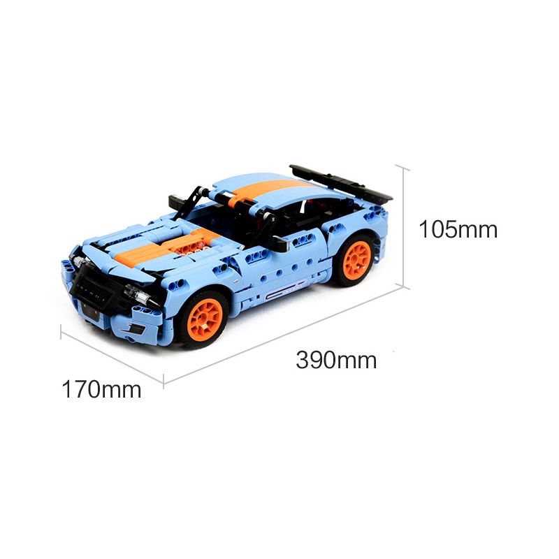 XIAOMI MITU MI ONEBOT OBJBY61AIQI 61AIQI non  SIÊU XE BUYUN 1:16 MOON SHADOW BLUE FROST FEATHER WHITE tỷ lệ 1:16 bộ đồ chơi xếp lắp ráp ghép mô hình  Kỹ Thuật Công Nghệ Cao Mô Hình Phương Tiện 500 khối