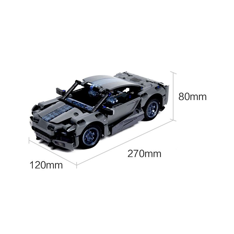 XIAOMI MITU MI ONEBOT OBJZF62AIQI 62AIQI non  SIÊU XE ĐUỔI THEO CHIỀU GIÓ 1:16 BARBIE HỒNG XÁM KHÔNG GIAN tỷ lệ 1:16 bộ đồ chơi xếp lắp ráp ghép mô hình  Kỹ Thuật Công Nghệ Cao Mô Hình Phương Tiện 500 khối