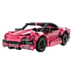 XIAOMI MITU MI ONEBOT OBJZF62AIQI 62AIQI non  SIÊU XE ĐUỔI THEO CHIỀU GIÓ 1:16 BARBIE HỒNG XÁM KHÔNG GIAN tỷ lệ 1:16 bộ đồ chơi xếp lắp ráp ghép mô hình  Kỹ Thuật Công Nghệ Cao Mô Hình Phương Tiện 500 khối