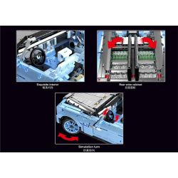 TA GAOLE T5018 5018 non  ROLLS-ROYCE BÓNG NỔI 1:10 tỷ lệ 1:10 bộ đồ chơi xếp lắp ráp ghép mô hình  ROLLS-ROYCE BOAT TAIL Kỹ Thuật Công Nghệ Cao Mô Hình Phương Tiện 2903 khối