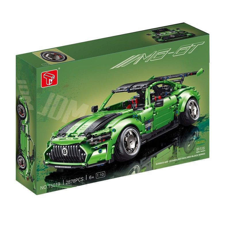 TA GAOLE T5019 5019 T5035 5035 non  MERCEDES-BENZ AMG GT tỷ lệ 1:10 bộ đồ chơi xếp lắp ráp ghép mô hình  MERCEDES AMG GT Kỹ Thuật Công Nghệ Cao Mô Hình Phương Tiện 2878 khối