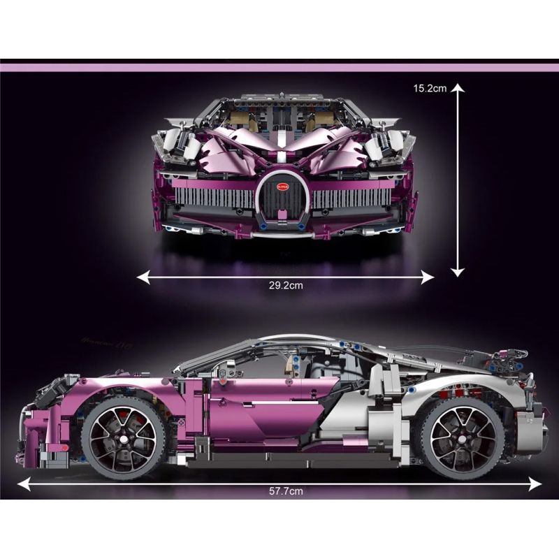 REBRICKABLE MOC-68108 68108 MOC68108 TA GAOLE T5004 5004 T5004A 5004A non  BUGATTIDIVO bộ đồ chơi xếp lắp ráp ghép mô hình 1:8 BUGATTI DIVO Tỷ Lệ 1:8 3742 khối