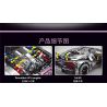 REBRICKABLE MOC-68108 68108 MOC68108 TA GAOLE T5004 5004 T5004A 5004A non  BUGATTIDIVO bộ đồ chơi xếp lắp ráp ghép mô hình 1:8 BUGATTI DIVO Tỷ Lệ 1:8 3742 khối