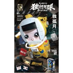 QIZHILE 90028 non  ĐI BỘ MỘT MÌNH TRÊN MẶT TRĂNG ĐỒ KHÔNG GIAN DUGU YUE bộ đồ chơi xếp lắp ráp ghép mô hình Moon Man Người Đàn Ông Trên Mặt Trăng