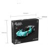 TAKUKI T1001 1001 non  CỰC QUANG FL tỷ lệ 1:14 bộ đồ chơi xếp lắp ráp ghép mô hình BLOCK RACING 1589 khối