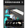TAKUKI T1001 1001 non  CỰC QUANG FL tỷ lệ 1:14 bộ đồ chơi xếp lắp ráp ghép mô hình BLOCK RACING 1589 khối