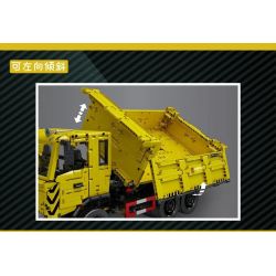 MouldKing 17012 Mould King 17012 non  XE BEN BA CHIỀU bộ đồ chơi xếp lắp ráp ghép mô hình  THREE WAY DUMP TRUCK Kỹ Thuật Công Nghệ Cao Mô Hình Phương Tiện 3206 khối