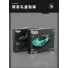 TAKUKI T1001 1001 non  CỰC QUANG FL tỷ lệ 1:14 bộ đồ chơi xếp lắp ráp ghép mô hình BLOCK RACING 1589 khối