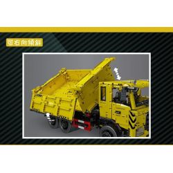 MouldKing 17012 Mould King 17012 non  XE BEN BA CHIỀU bộ đồ chơi xếp lắp ráp ghép mô hình  THREE WAY DUMP TRUCK Kỹ Thuật Công Nghệ Cao Mô Hình Phương Tiện 3206 khối