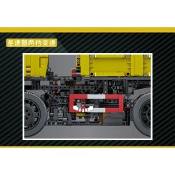 MouldKing 17012 Mould King 17012 non  XE BEN BA CHIỀU bộ đồ chơi xếp lắp ráp ghép mô hình  THREE WAY DUMP TRUCK Kỹ Thuật Công Nghệ Cao Mô Hình Phương Tiện 3206 khối