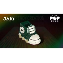 JAKI JK8203 8203 non  GIÀY THỂ THAO XANH XÍCH ĐẠO bộ đồ chơi xếp lắp ráp ghép mô hình Creator EQUATORIAL GREEN SNEAKERS Sáng Tạo