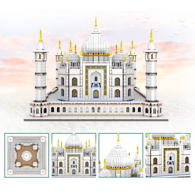 LIN07 00858 non  TAJ MAHAL. bộ đồ chơi xếp lắp ráp ghép mô hình Buildings 3525 khối
