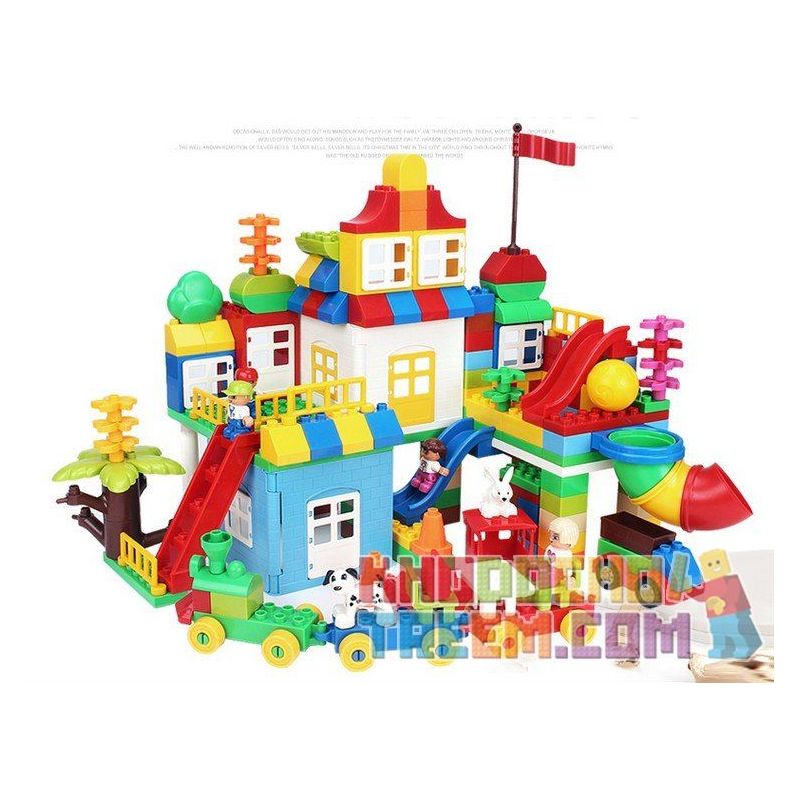 NOT LEGO Duplo 10622 Large Creative Box, HuiMei Star City Xing Dou Cheng HM180 Xếp hình Sáng Tạo Hộp Siêu Lớn 193 khối NOT LEGO Duplo 10622 Large Creative Box, HuiMei Star City Xing Dou Cheng HM180 Xếp hình Sáng Tạo Hộp Siêu Lớn 193 khối