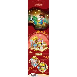 WELEMAGINATION 2129 non  XỨ SỞ RỐI MỘNG bộ đồ chơi xếp lắp ráp ghép mô hình FAIRY TALE STORY 643 khối