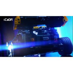 CADA DOUBLEE C62002 62002 non  XE ĐỊA HÌNH SÓI bộ đồ chơi xếp lắp ráp ghép mô hình CYBER NIGHT WILD WOLF 1176 khối