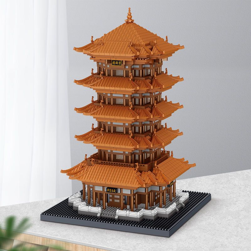 ZHEGAO LZ8225 8225 non  HOÀNG HẠC THÁP bộ đồ chơi xếp lắp ráp ghép mô hình Buildings 4748 khối