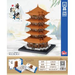 ZHEGAO LZ8225 8225 non  HOÀNG HẠC THÁP bộ đồ chơi xếp lắp ráp ghép mô hình Buildings 4748 khối