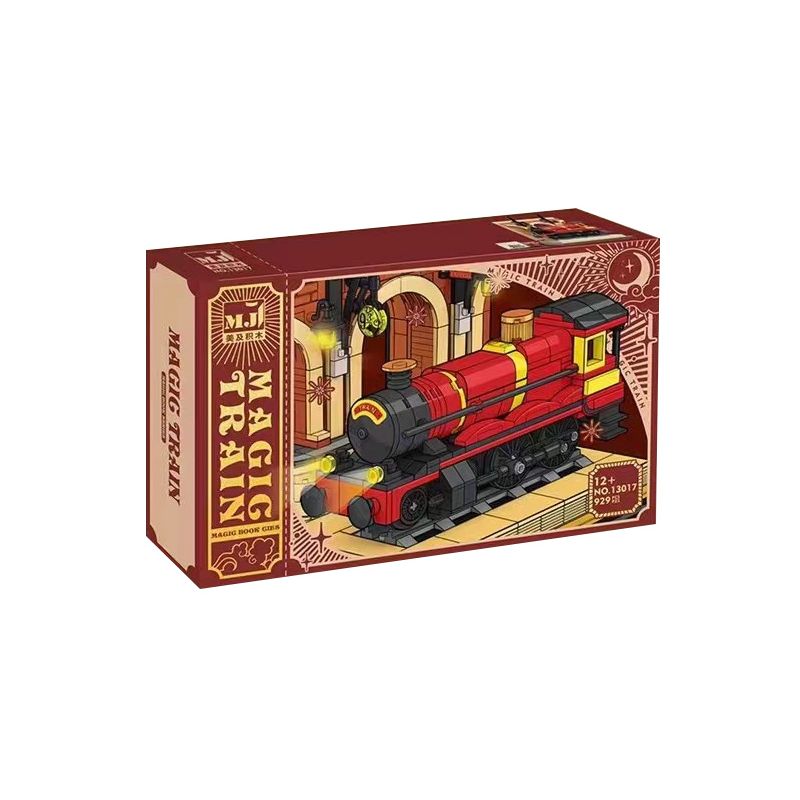 BEAUTY AND 13017 non Lego CHUYẾN TÀU MA THUẬT bộ đồ chơi xếp lắp ráp ghép mô hình Harry Potter MAGIC TRAIN Chú Bé Phù Thủy 929 khối