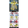 LW 7018 non  ROBOT ONG VÀNG bộ đồ chơi xếp lắp ráp ghép mô hình Movie & Game PEACEROBOT LEADER TEAM Phim Và Trò Chơi 538 khối