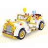 ZHEGAO 00310 non  XE CƯỚI bộ đồ chơi xếp lắp ráp ghép mô hình WEDDING CAR 522 khối